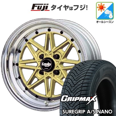 【新品 軽自動車】N-BOX タント スペーシア オールシーズンタイヤ ホイール4本セット 165/55R15 グリップマックス シュアグリップ オールシーズン ナノ(限定) WORK ワーク エクイップ 03 5J 15インチ(送料無料)|フジ スペシャルセレクション