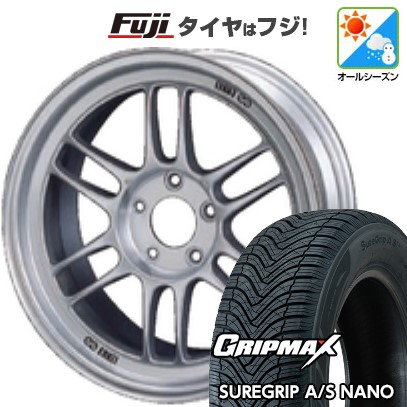 【新品】ライズ/ロッキー（ハイブリッド） オールシーズンタイヤ ホイール4本セット 195/65R16 グリップマックス シュアグリップ オールシーズン ナノ(限定) ENKEI エンケイ Racing RP-F1 7J 16インチ(送料無料)｜フジ スペシャルセレクション 93,775円