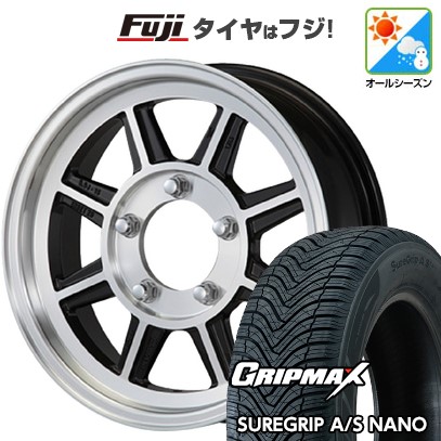 【新品】ジムニー オールシーズンタイヤ ホイール4本セット 175/80R16 グリップマックス シュアグリップ オールシーズン ナノ(限定) ハヤシレーシング ハヤシストリート タイプSTJ 5.5J 16インチ(送料無料)