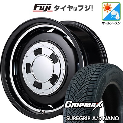 【新品】ジムニー オールシーズンタイヤ ホイール4本セット 175/80R16 グリップマックス シュアグリップ オールシーズン ナノ(限定) MID WHEELS ガルシア シスコ 5.5J 16インチ(送料無料)