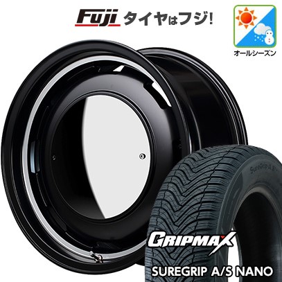 【新品】ジムニー オールシーズンタイヤ ホイール4本セット 175/80R16 グリップマックス シュアグリップ オールシーズン ナノ(限定) MID WHEELS ガルシア シスコ ムーン 5.5J 16インチ(送料無料)
