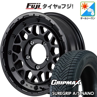 【新品】ジムニー オールシーズンタイヤ ホイール4本セット 175/80R16 グリップマックス シュアグリップ オールシーズン ナノ(限定) MID WHEELS NITRO POWER M29 スティンガー 5.5J 16インチ(送料無料)｜フジ スペシャルセレクション 74,745円