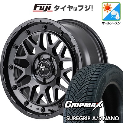 【新品】ライズ/ロッキー（ハイブリッド） オールシーズンタイヤ ホイール4本セット 195/65R16 グリップマックス シュアグリップ オールシーズン ナノ(限定) MID WHEELS NITRO POWER M29 スティンガー 6J 16インチ(送料無料)