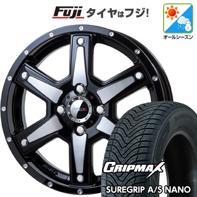 【新品 軽自動車】N-BOX タント スペーシア オールシーズンタイヤ ホイール4本セット 165/55R15 グリップマックス シュアグリップ オールシーズン ナノ(限定) トライスター MKW MK-56 4.5J 15インチ(送料無料)