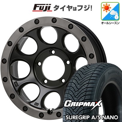 【新品】ジムニー オールシーズンタイヤ ホイール4本セット 175/80R16 グリップマックス シュアグリップ オールシーズン ナノ(限定) MLJ エクストリームJ XJ03 5.5J 16インチ(送料無料)