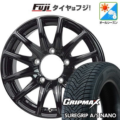 【新品】ジムニー オールシーズンタイヤ ホイール4本セット 175/80R16 グリップマックス シュアグリップ オールシーズン ナノ(限定) ホットスタッフ バイソン BN-01 5.5J 16インチ(送料無料)