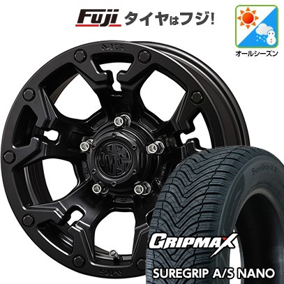 【新品】ジムニー オールシーズンタイヤ ホイール4本セット 175/80R16 グリップマックス シュアグリップ オールシーズン ナノ(限定) クリムソン マーテルギア(MG) ゴーレム 5.5J 16インチ(送料無料)｜フジ スペシャルセレクション