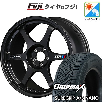 【新品国産車用5穴100】 オールシーズンタイヤ ホイール4本セット 225/60R17 グリップマックス シュアグリップ オールシーズン ナノ(限定) SSR Type-c FORGED 7.5J 17インチ(送料無料)｜フジ スペシャルセレクション
