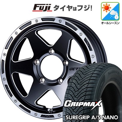 【新品】ジムニー オールシーズンタイヤ ホイール4本セット 175/80R16 グリップマックス シュアグリップ オールシーズン ナノ(限定) SSR ディバイド TR-6 5.5J 16インチ(送料無料) 74,745円