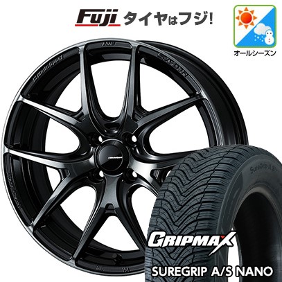 【新品】ライズ/ロッキー（ガソリン） オールシーズンタイヤ ホイール4本セット 195/65R16 グリップマックス シュアグリップ オールシーズン ナノ(限定) WEDS ウェッズスポーツ SA-01R 6.5J 16インチ(送料無料)