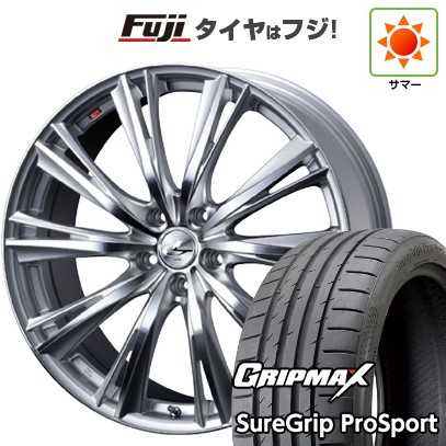 【新品国産車用5穴114.3】 夏タイヤ ホイール4本セット 255/45R20 グリップマックス シュアグリップ PRO SPORT BSW（限定） WEDS ウェッズ レオニス WX 20インチ(送料無料)｜フジ スペシャルセレクション