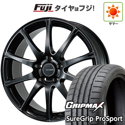 【新品国産車用5穴114.3】 夏タイヤ ホイール4本セット 215/40R18 グリップマックス シュアグリップ PRO SPORT BSW（限定） ブリヂストン エコフォルム CRS23 7.5J 18インチ(送料無料)｜フジ スペシャルセレクション