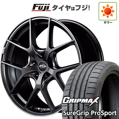 【新品国産車用5穴114.3】 夏タイヤ ホイール4本セット 225/45R18 グリップマックス シュアグリップ PRO SPORT BSW（限定） MID WHEELS MID EXCLUSIVE 025F 8J 18インチ(送料無料)｜フジ スペシャルセレクション