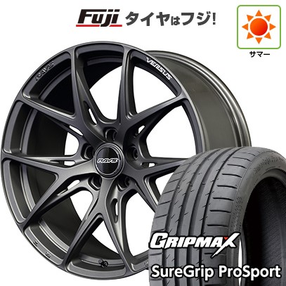 【新品国産車用5穴100】 夏タイヤ ホイール4本セット 215/40R18 グリップマックス シュアグリップ PRO SPORT BSW（限定） RAYS レイズ ベルサス VV21S 8J 18インチ(送料無料)
