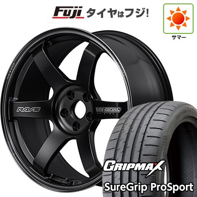 【新品国産車用5穴100】 夏タイヤ ホイール4本セット 215/40R18 グリップマックス シュアグリップ PRO SPORT BSW（限定） RAYS レイズ ボルクレーシング TE37 サーガ S-plus Black Shadow 7.5J 18インチ(送料無料) 184,650円