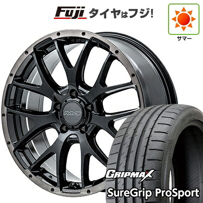 【新品国産車用5穴114.3】 夏タイヤ ホイール4本セット 215/40R18 グリップマックス シュアグリップ PRO SPORT BSW(限定) RAYS レイズ ホムラ 2X7FA BLACK CLEAR EDITION 7.5J 18インチ(送料無料)|フジ スペシャルセレクション