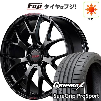 【新品国産車用5穴114.3】 夏タイヤ ホイール4本セット 255/45R20 グリップマックス シュアグリップ PRO SPORT BSW（限定） RAYS レイズ ホムラ 2X7FT SPEC-M 8.5J 20インチ(送料無料)｜フジ スペシャルセレクション