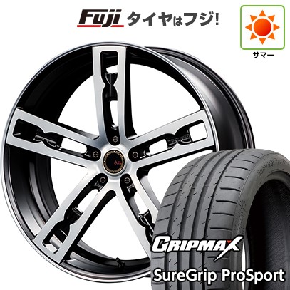 【新品国産車用5穴114.3】 夏タイヤ ホイール4本セット 265/40R22 グリップマックス シュアグリップ PRO SPORT BSW（限定） エムズスピード ジュリア 555モノブロック 9J 22インチ(送料無料)
