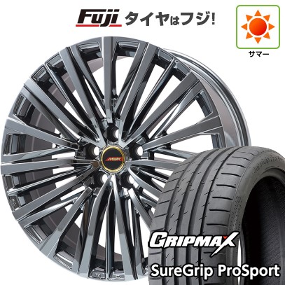 【新品】40系アルファード/ヴェルファイア用 夏タイヤ ホイール4本セット 245/40R21 グリップマックス シュアグリップ PRO SPORT BSW(限定2024年製) プレミックス MER-V SBC(平座ナット) 8.5J 21インチ(送料無料)|フジ スペシャルセレクション