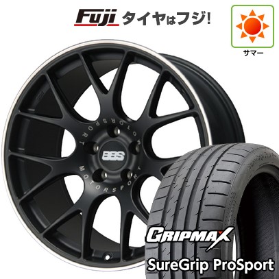 【新品】レクサスNX 2021/11- 夏タイヤ ホイール4本セット 235/50R20 グリップマックス シュアグリップ PRO SPORT BSW（限定） BBS GERMANY CH-R サテンブラック 20インチ(送料無料)