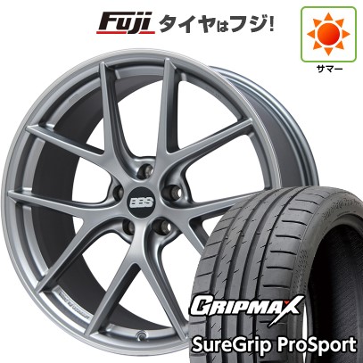 【新品】レクサスNX 2021/11- 夏タイヤ ホイール4本セット 235/50R20 グリップマックス シュアグリップ PRO SPORT BSW（限定） BBS GERMANY CI-R プラチナムシルバー 20インチ(送料無料)