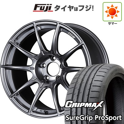 【新品国産車用5穴100】 夏タイヤ ホイール4本セット 215/40R18 グリップマックス シュアグリップ PRO SPORT BSW（限定） SSR GT GTX01 8J 18インチ(送料無料)