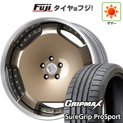 【新品】40系アルファード/ヴェルファイア用 夏タイヤ ホイール4本セット 245/40R21 グリップマックス シュアグリップ PRO SPORT BSW（限定） WORK ワーク LS アダマス 9J 21インチ(送料無料)