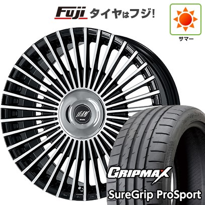 【新品国産車用5穴114.3】 夏タイヤ ホイール4本セット 245/35R21 グリップマックス シュアグリップ PRO SPORT BSW（限定2024年製） WORK ワーク イミッツ シュトラール 9J 21インチ(送料無料)