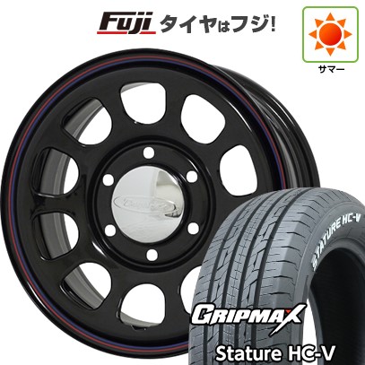 【新品】ハイエース200系 夏タイヤ ホイール4本セット 215/65R16 109/107S グリップマックス スタチャー HC-V RWL(限定) モリタ デイトナズ G2 6.5J 16インチ(送料無料)|フジ スペシャルセレクション