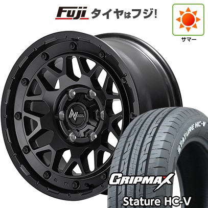 【新品】ハイエース200系 夏タイヤ ホイール4本セット 215/65R16 109/107S グリップマックス スタチャー HC-V RWL（限定） MID WHEELS NITRO POWER M29 スティンガー 6.5J 16インチ(送料無料)