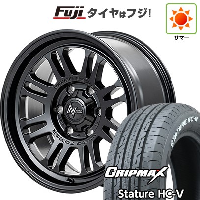 【新品】ハイエース200系 夏タイヤ ホイール4本セット 215/65R16 109/107S グリップマックス スタチャー HC-V RWL（限定） MID WHEELS NITRO POWER M16 アサルト 6.5J 16インチ(送料無料)