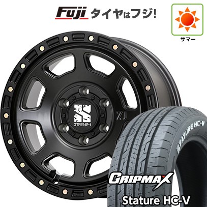 【新品】ハイエース200系 夏タイヤ ホイール4本セット 215/65R16 109/107S グリップマックス スタチャー HC-V RWL（限定） MLJ エクストリームJ XJ07 6.5J 16インチ(送料無料)