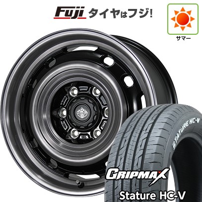 【新品】ハイエース200系 夏タイヤ ホイール4本セット 215/65R16 109/107S グリップマックス スタチャー HC-V RWL（限定） トピー ランドフット XFG 数量限定 6.5J 16インチ(送料無料)
