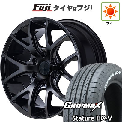 【新品】ハイエース200系 夏タイヤ ホイール4本セット 215/60R17 109/107S グリップマックス スタチャー HC-V RWL（限定） エムテクノ M.T.S.JAPAN SSL6 17インチ(送料無料)