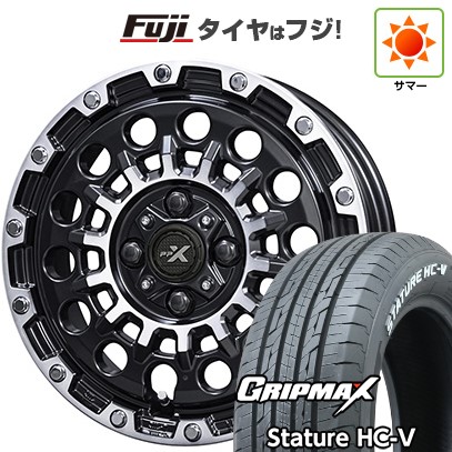 【新品 軽自動車】軽トラ 軽バン 夏タイヤ ホイール4本セット 145/80R12 80/78Q グリップマックス スタチャー HC-V RWL（限定） 共豊 PPX GX14 3.5J 12インチ(送料無料) 53,760円