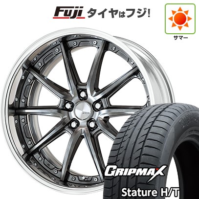 【新品国産車用5穴114.3】 夏タイヤ ホイール4本セット 225/60R18 グリップマックス スタチャー H/T BSW（限定） WORK ワーク ランベック LS10 8J 18インチ(送料無料)