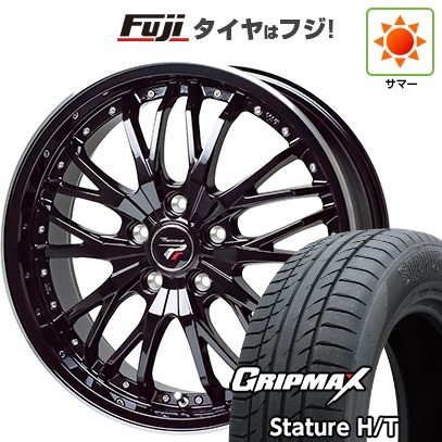 【新品国産車用5穴114.3】 夏タイヤ ホイール4本セット 225/60R18 グリップマックス スタチャー H/T BSW（限定） ホットスタッフ プレシャス HM-3 8J 18インチ(送料無料)｜フジ スペシャルセレクション