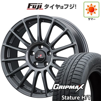 【新品国産車用5穴114.3】 夏タイヤ ホイール4本セット 235/50R18 グリップマックス スタチャー H/T BSW（限定） OZ スーパーツーリズモ TGR-WRT 8J 18インチ(送料無料)