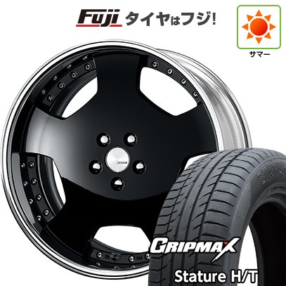 【新品国産車用5穴114.3】 夏タイヤ ホイール4本セット 225/60R18 グリップマックス スタチャー H/T BSW（限定） WORK ワーク ランベック LDZ 7.5J 18インチ(送料無料)