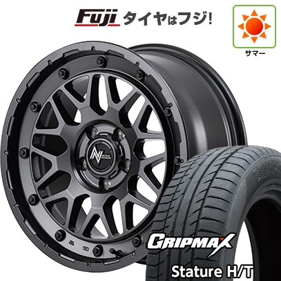 【新品国産車用5穴114.3】 夏タイヤ ホイール4本セット 225/60R18 グリップマックス スタチャー H/T BSW（限定） MID WHEELS NITRO POWER M29 スティンガー 7J 18インチ(送料無料)