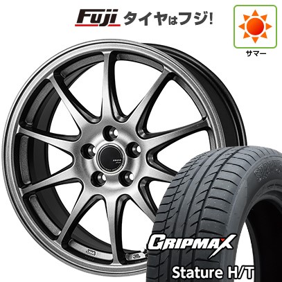 【新品国産車用5穴114.3】 夏タイヤ ホイール4本セット 235/55R18 グリップマックス スタチャー H/T BSW（限定） モンツァ ZACK JP-202 8J 18インチ(送料無料)