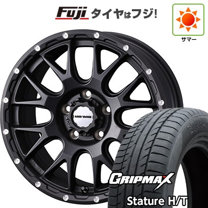 【新品国産車用5穴114.3】 夏タイヤ ホイール4本セット 235/50R18 グリップマックス スタチャー H/T BSW（限定） WEDS ウェッズアドベンチャー マッドヴァンス 08 7.5J 18インチ(送料無料)