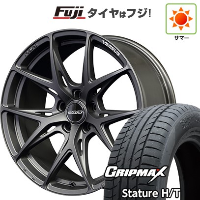 【新品国産車用5穴114.3】 夏タイヤ ホイール4本セット 235/55R19 グリップマックス スタチャー H/T BSW(限定) RAYS レイズ ベルサス VV21S 8.5J 19インチ(送料無料)|フジ スペシャルセレクション