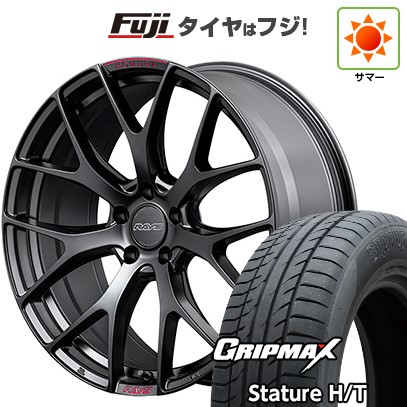 【新品国産車用5穴114.3】 夏タイヤ ホイール4本セット 225/55R18 グリップマックス スタチャー H/T BSW（限定） RAYS レイズ ホムラ 2X7FT SPORT EDITION 7.5J 18インチ(送料無料) 112,300円