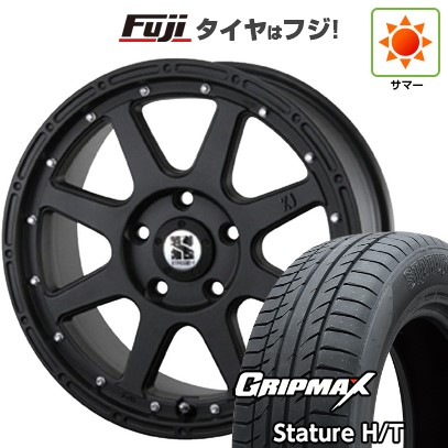【新品国産車用5穴114.3】 夏タイヤ ホイール4本セット 235/55R18 グリップマックス スタチャー H/T BSW（限定） MLJ エクストリームJ 8J 18インチ(送料無料)