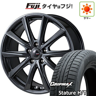 【新品国産車用5穴114.3】 夏タイヤ ホイール4本セット 235/55R18 グリップマックス スタチャー H/T BSW（限定） モンツァ ZACK Sport-FT 7.5J 18インチ(送料無料)