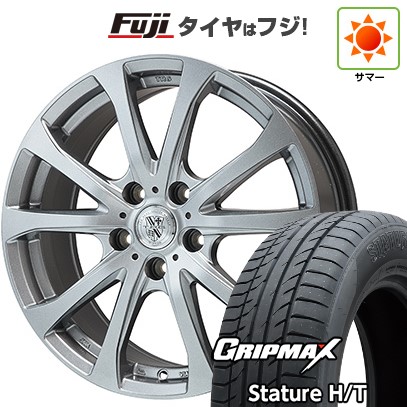 【新品国産車用5穴114.3】 夏タイヤ ホイール4本セット 225/55R18 グリップマックス スタチャー H/T BSW（限定） ビッグウエイ TRG-バーンII 7.5J 18インチ(送料無料)