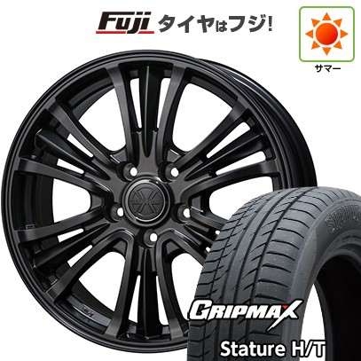 【新品国産車用5穴114.3】 夏タイヤ ホイール4本セット 225/65R17 グリップマックス スタチャー H/T BSW（限定） トピー バザルト-X タイプ2 7J 17インチ(送料無料)