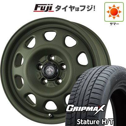 【新品国産車用5穴114.3】 夏タイヤ ホイール4本セット 225/65R17 グリップマックス スタチャー H/T BSW（限定） トピー ランドフット SWZ 数量限定 7J 17インチ(送料無料)
