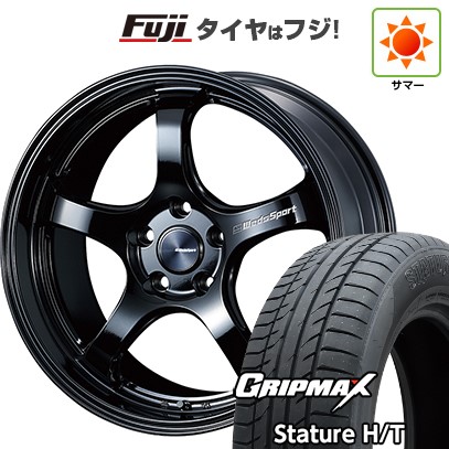 【新品国産車用5穴114.3】 夏タイヤ ホイール4本セット 225/60R18 グリップマックス スタチャー H/T BSW（限定） WEDS ウェッズ ウェッズスポーツ RN-05M 7.5J 18インチ(送料無料)